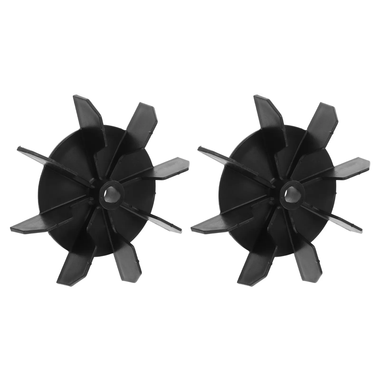 2Pcs Plastic Fan Blades for Air Compressor Cooling Efficient Replacement 14Mm Hole 150Mm Diameter Universal Small Compressor