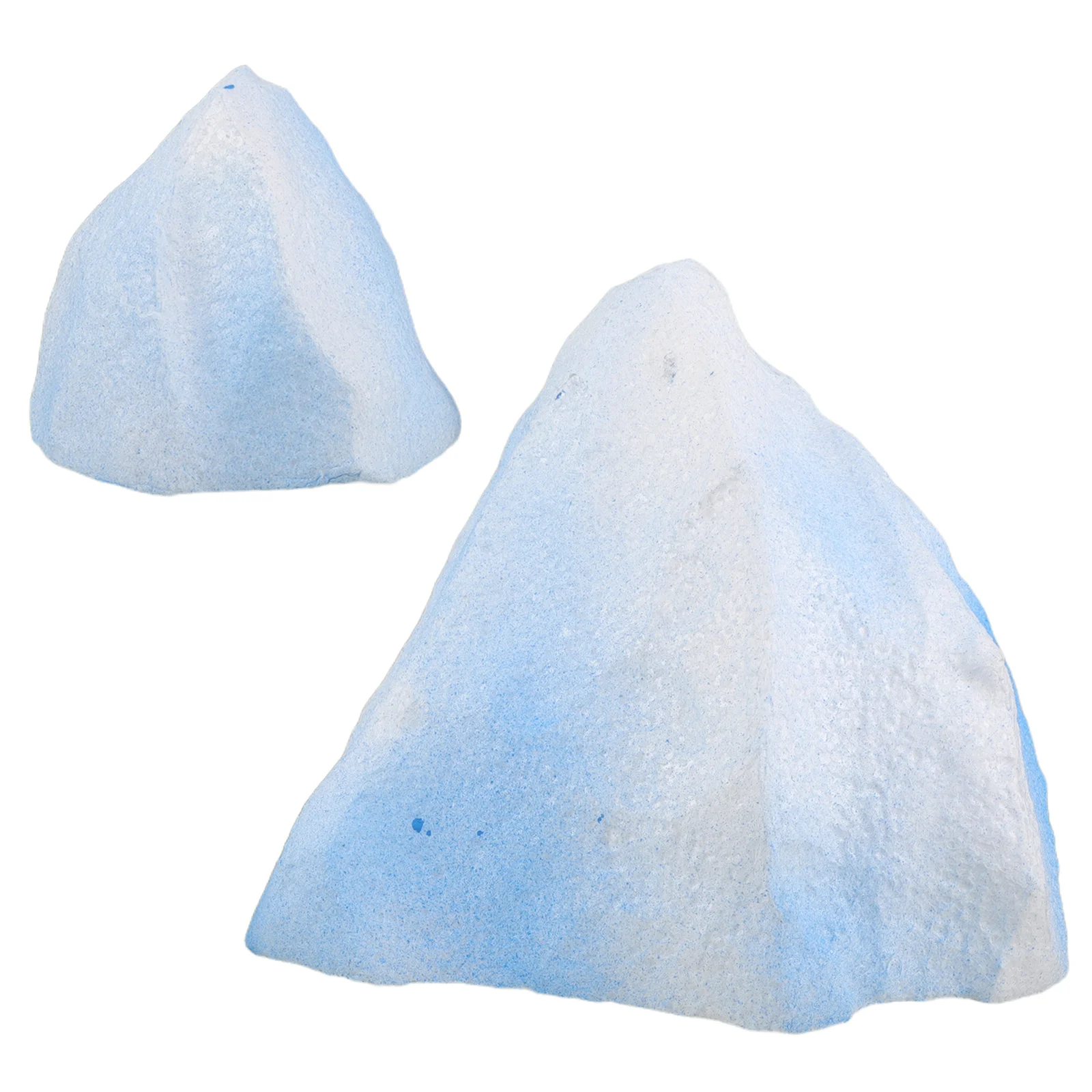 

2pcs Fake Mountain Decoration Small Foam Iceberg For Aquarium Diorama Desktop Cake Photo Prop Home Decor Landscape Rockery