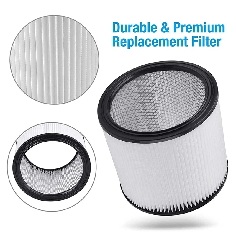 Replacement HEPA Filter For Shop Vac 90304 90350 Vacuum Cleaners Accessories Compare To Part 90304, 90585