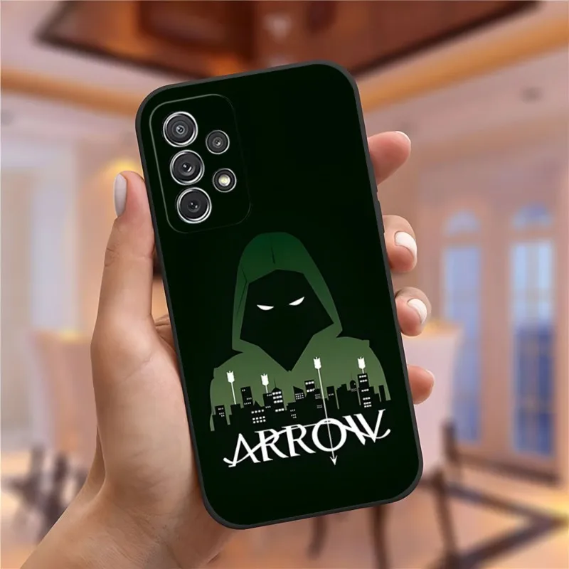 Super Hero Green Arrow Phone Case For Samsung Galaxy A54 A13 A52 A53 A73 A32 A51 A23 A22 A12 A14 A24 A40 A50 A21 A34 A70 Cover