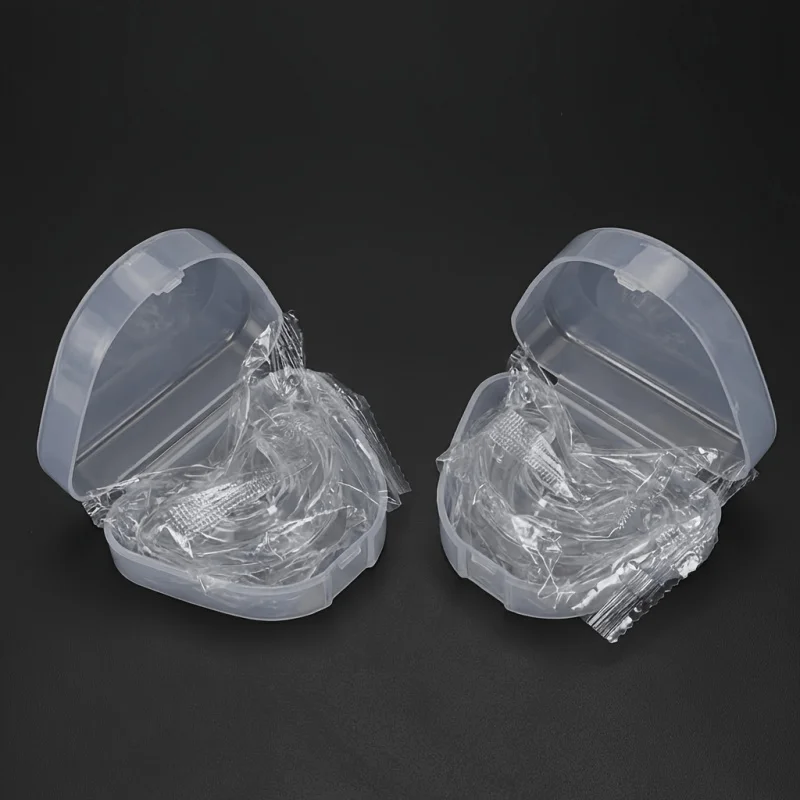 Silicone Mouthguard Set, Dental Accessory, Includes Storage Box, Comfortable to Wear, Safe to Use, Suitable for Men And Women