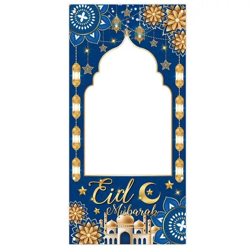 لافتة خلفية لخلفية عيد مبارك الإسلامية لخلفية رمضان كريم