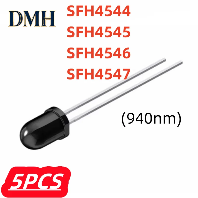 5Pcs/Lot 100% New SFH4544 ​​SFH4545 SFH4546 SFH4547 SFH 4544 4545 4546 4547 High Power infrared Emission Tube 940nm Original