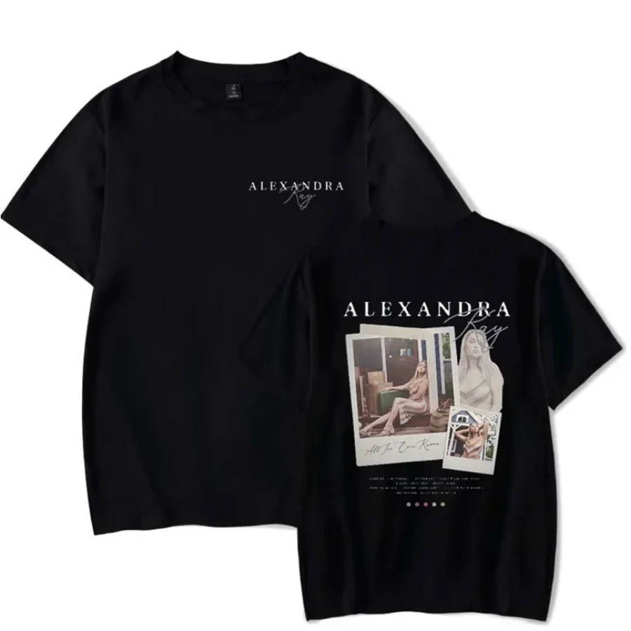 Men's T-shirt Fashion Alexandra Kay Merch Funny Tshirt Men Summer Casual Male T Shirt Hipster Hip-hop Tee Shirt Homme Streetwear