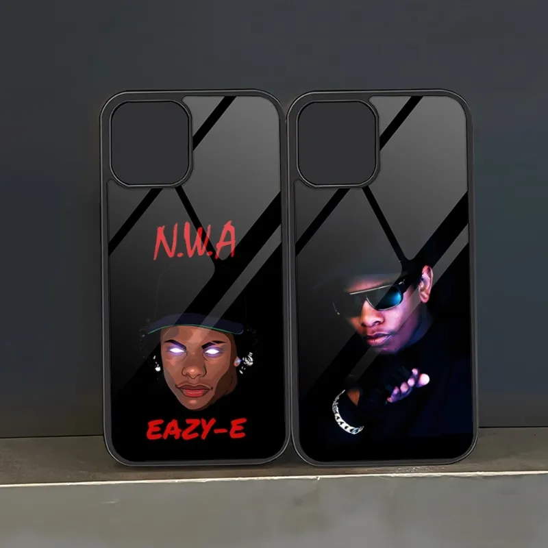 Eazy E NWA Legendary Rapper Phone Case PC+TPU For Iphone 13 Pro Max 14 11 12 Mini 6 8 7 Plus X Xs XR Luxury Design Back Cover