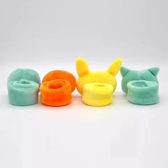 Pokemon Series Plush Wristband Bracelet Anime Figure Pikachu Bulbasaur Cute Soft Stuffed Toys Children Partys Supplies Gifts 4