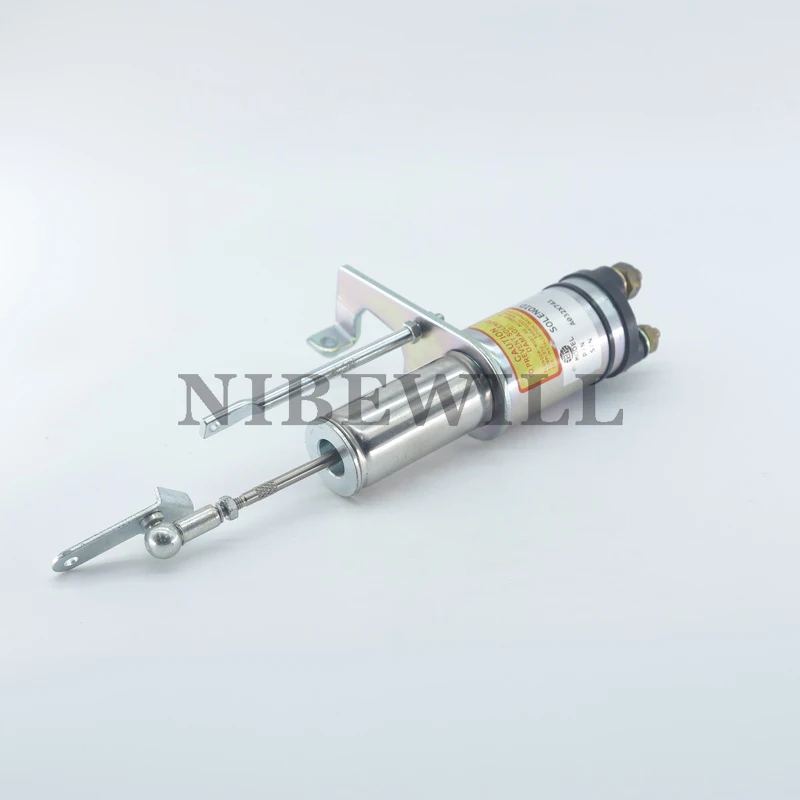 Engine accessories for Cummins 6BT5.9-G2 diesel generator shutdown solenoid valve A032X741 12V view 4
