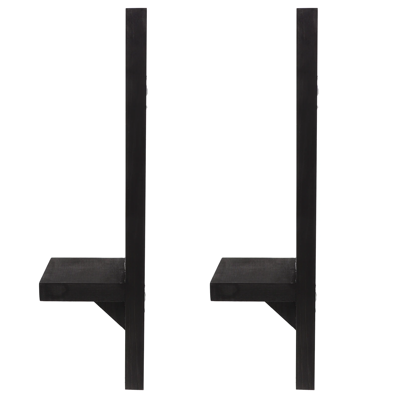 2 pezzi supporto da parete rustico nero applique da fattoria in legno regolabile decorazioni per la casa tealight votivo matrimonio