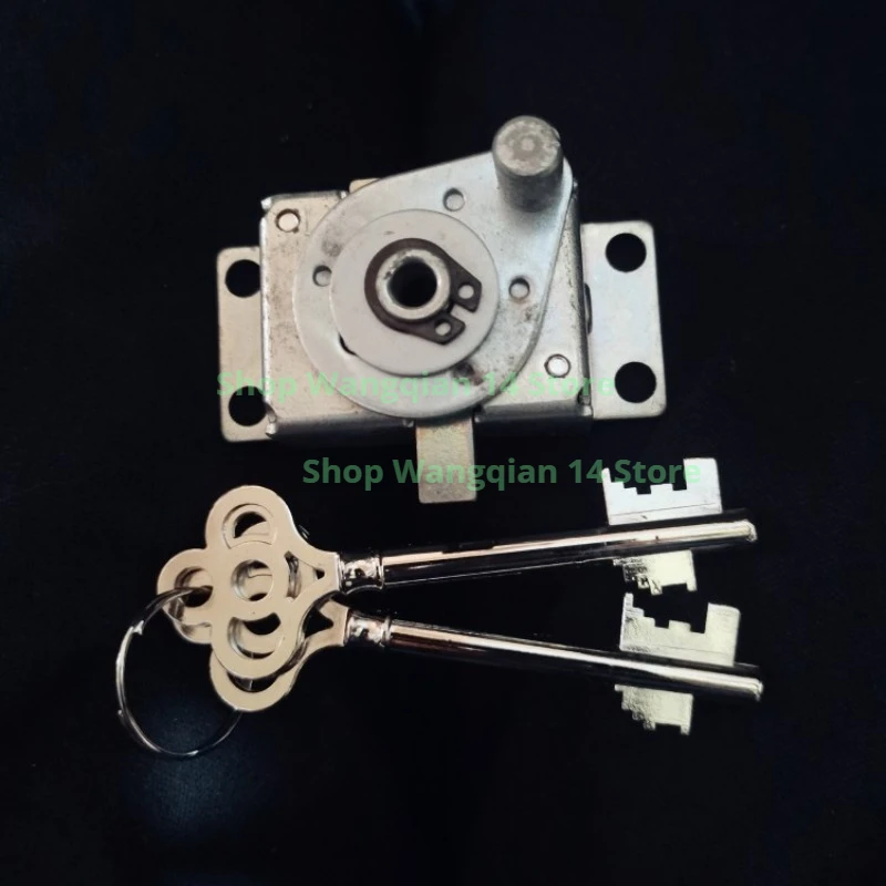 1PC Safe Blade Lock Lever Driven Double Flag Rod Key Main Lock Anti-theft Safe Box Accessory