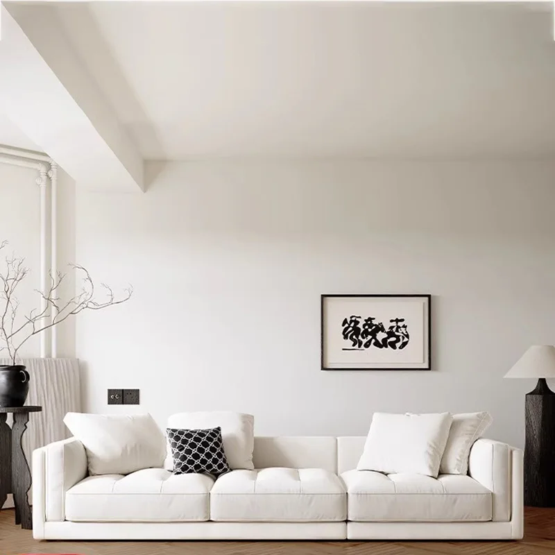 Aesthetic Minimalist Living Room Sofa Designer Floor Regale European Living Room Sofa White Large Canape Salon Home Furnitures