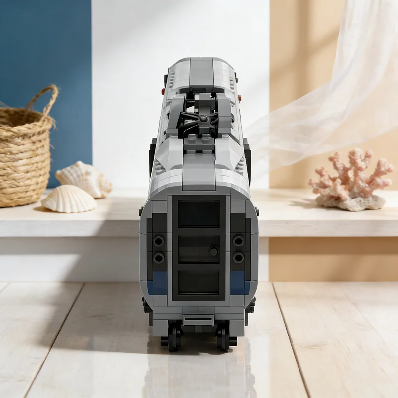 454pcs MOC FFVIII Intercontinental Train City Trains Model Building Blocks Christmas Gifts Architecture Toys Education Brick