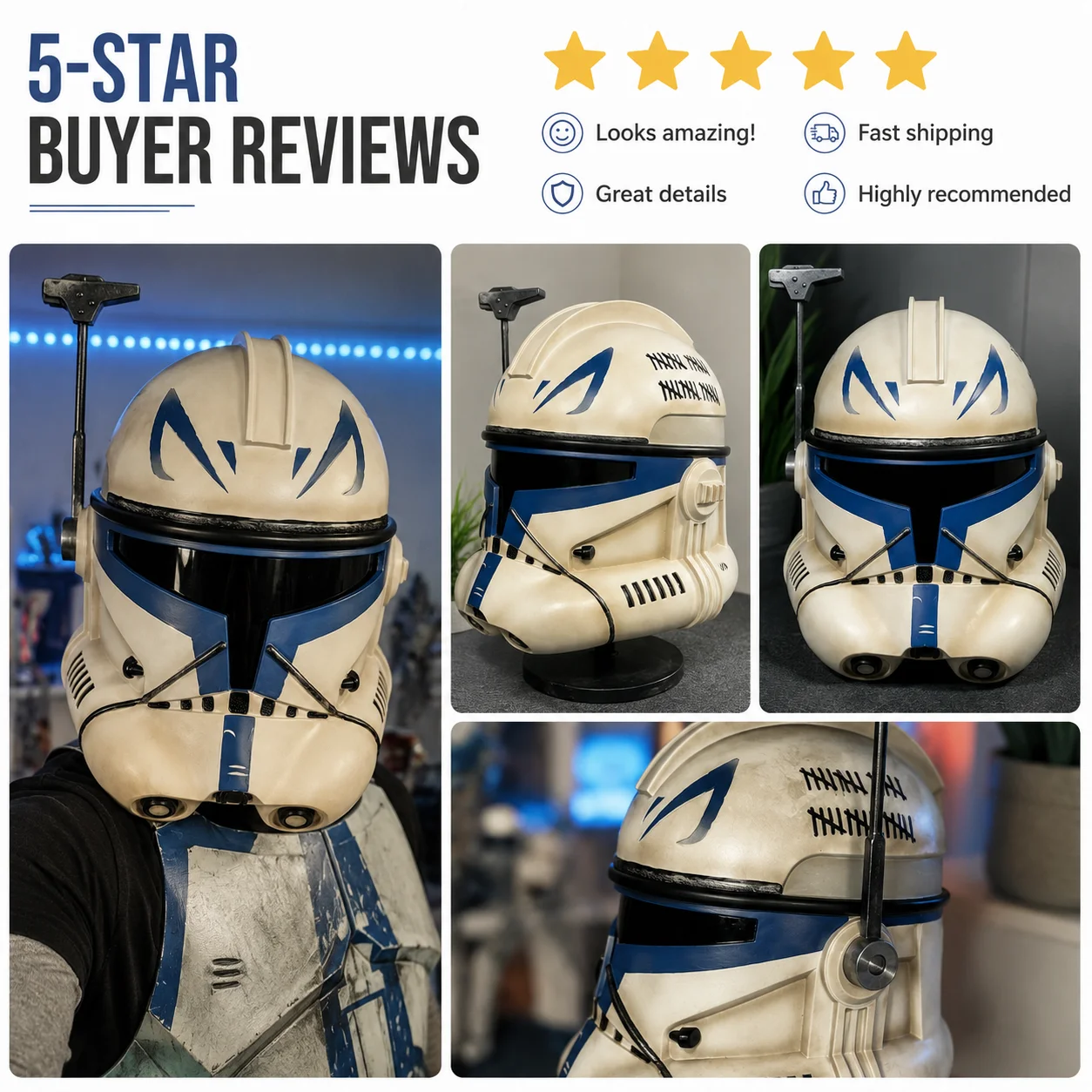 captain rex motorcycle helmet Phase 1 - The Bad Batch As officially licensed Star Wars merchandise Captain Rex Helmet - Star