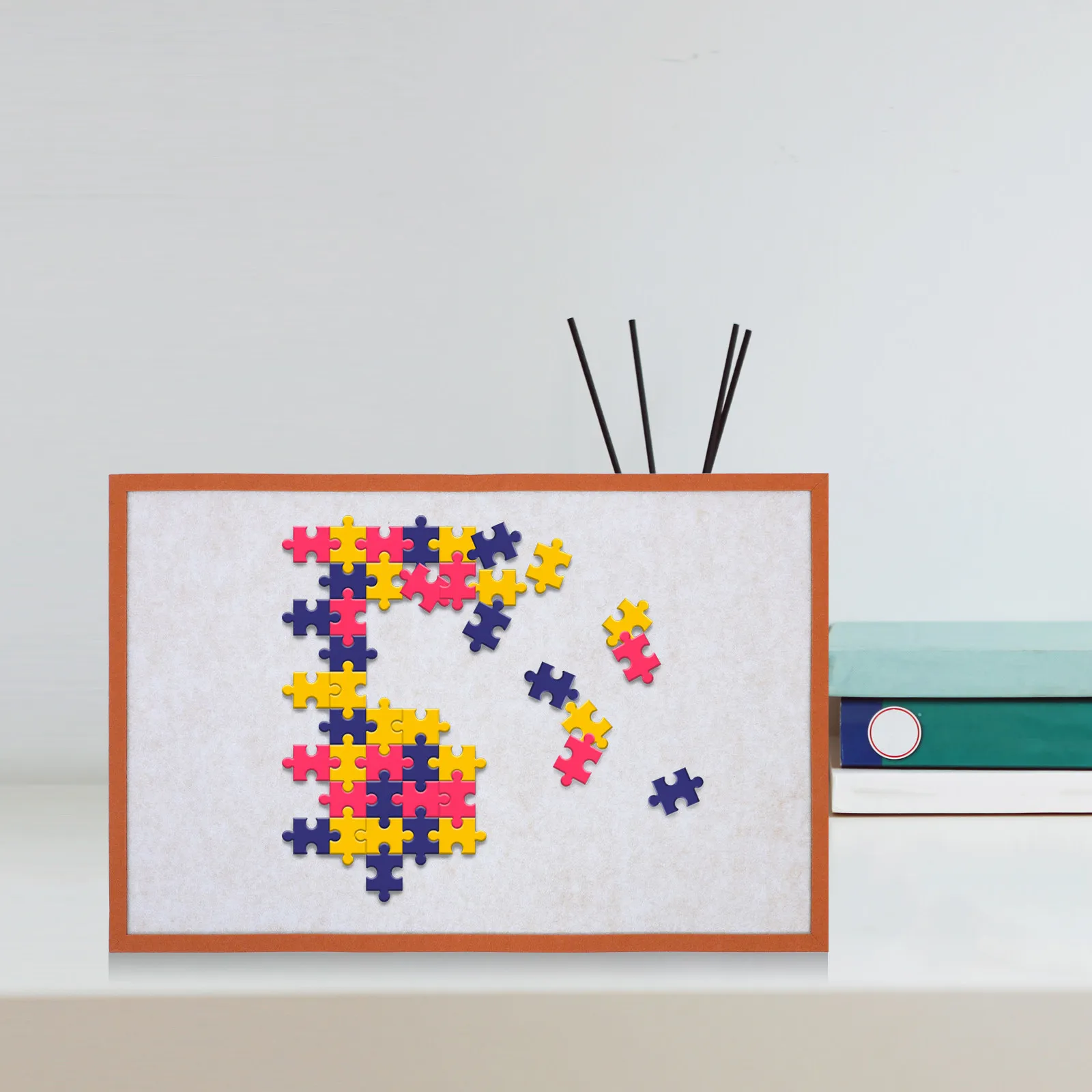 Lightweight Foldable Jigsaw Puzzle Mat Nonslip Portable Puzzle Organizer Board with Frame Storage Mat for Jigsaw Puzzles
