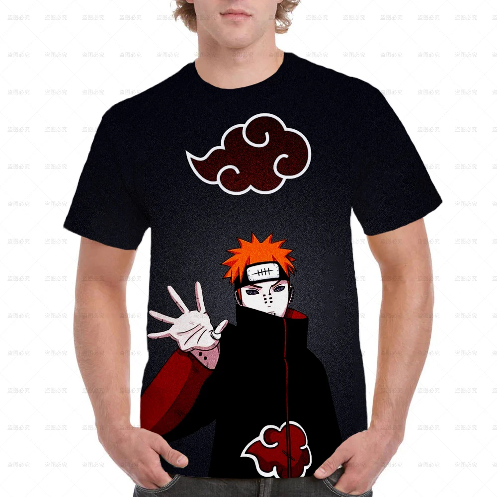 2025 جديد الصيف الرجال جديد ثلاثية الأبعاد طباعة تي شيرت انمي ياباني ناروتو الجولة الرقبة الفتيان تي شيرت المرأة صبي فتاة الترفيه الرياضة تأثيري