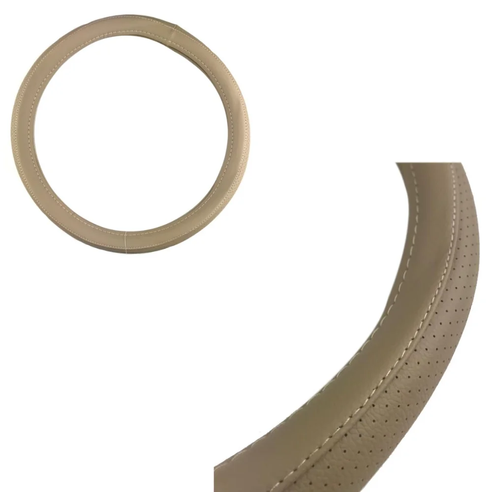 Steering wheel cover 38 cm beige/DIKI320-BJ Car Interior and Exterior parts Auto Accessories