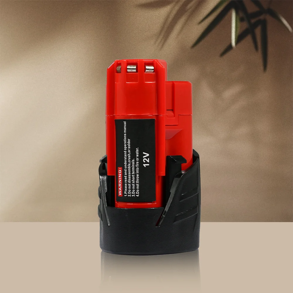 Pro baterii Milwaukee 3Ah kompatibilní s baterií Milwaukee 12V M12 XC 48-11-2410 48-11-2420 48-11-2411 12V akumulátorové nářadí - náhled 4