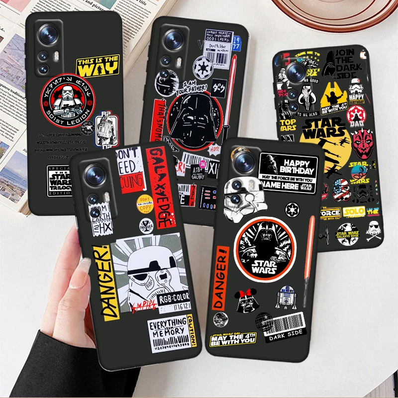 Cool Jedi Knight S-tar W-ars For Xiaomi Mi Note 10T 10S 10 9T 9 SE 8 CC9E A3 5G Lite Pro Soft Silicone Black Phone Case