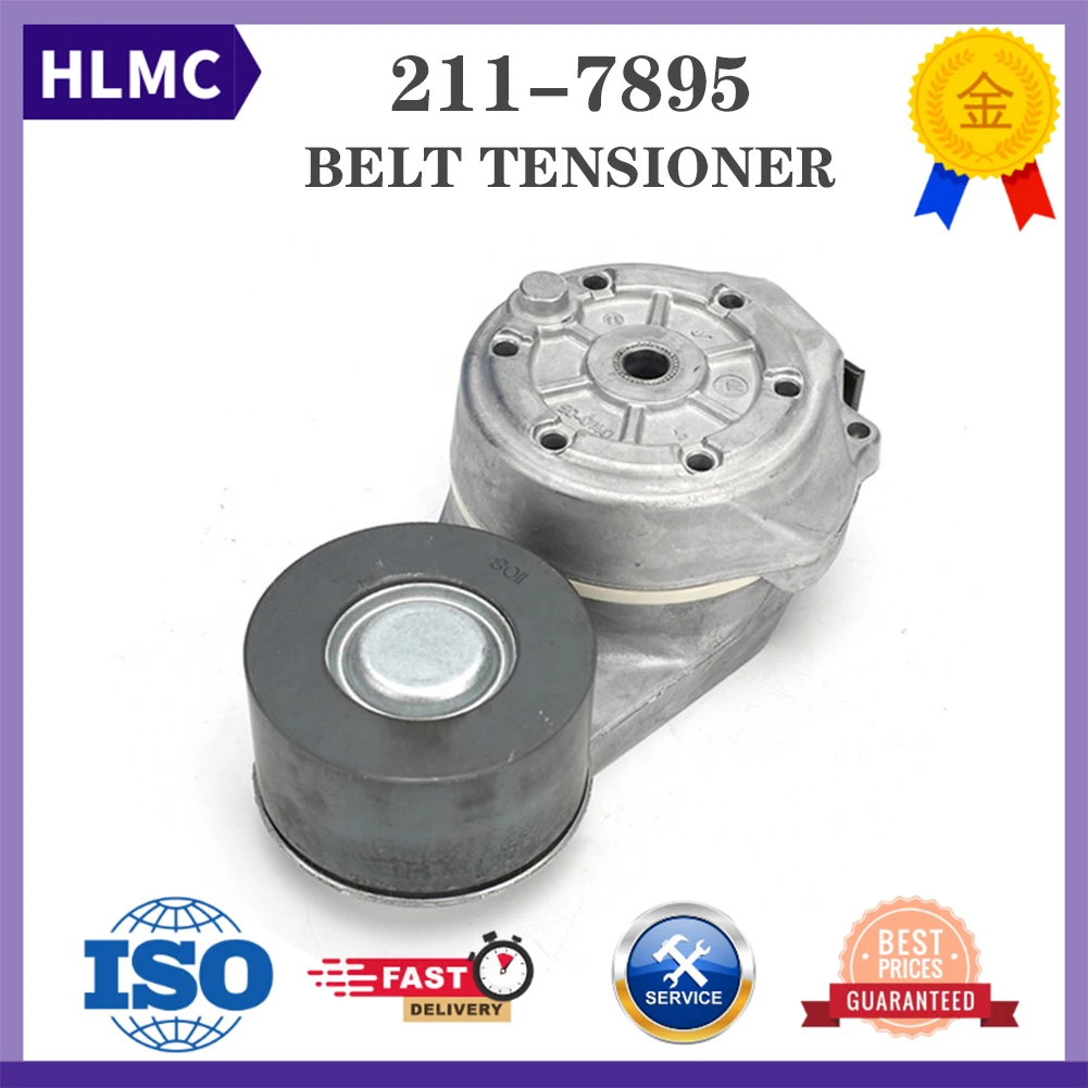 Excavator Parts 345C 345D 349D E345C E345D E349D C13 C15 Engine Belt Tensioner Pulley CA2117895 211-7895 2117895