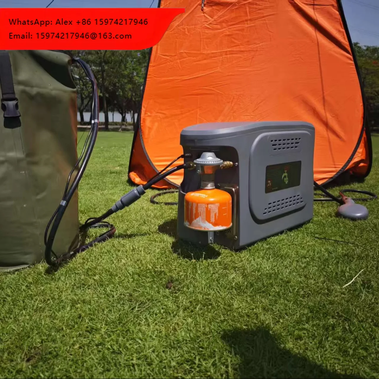 3L-6L Instant Water Heater Multi-Function Gas Shower For Camping Travel