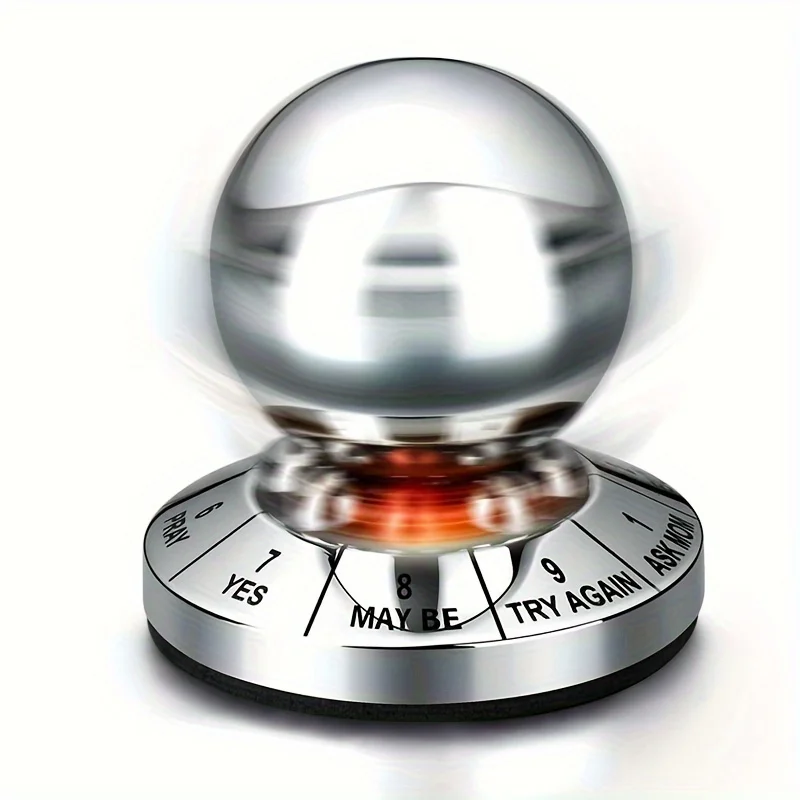 ميتال فورتشن نبوءة القدر محظوظ القرار الكرة المنزل مكتب إصبع الدوار مكافحة الإجهاد الكبار الإجهاد تخفيف لعبة الهدايا