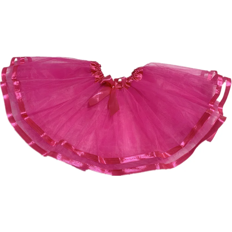 Baby Girl Tutu Skirt Cute Kids Princess Tulle Skirts Summer Children Party Ribbon Skirt Girls Dance Pettiskirt