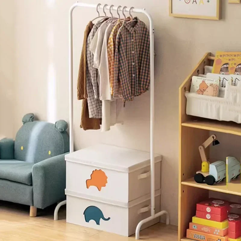 /*/Balcony Bedroom Clothes Rack Metal Place Saving Coat Stand Clothes Hanger Hat Closets Burro Ropa Perchero Nordic Furniture