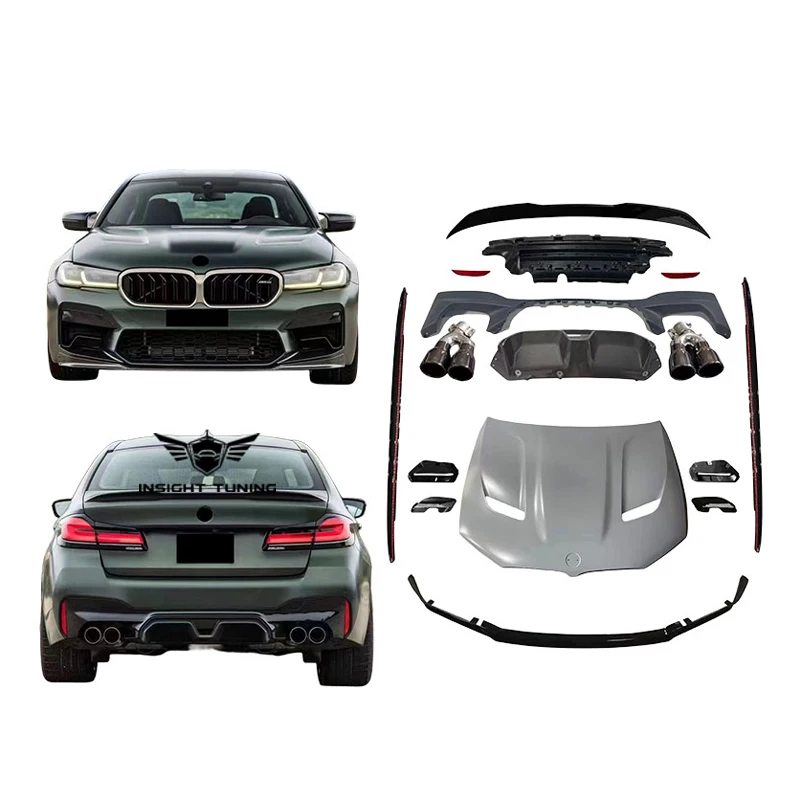 

High Quality 5 Series M5 Fender Hood Bodykit For Bmws G30 G38 F90 1:1 Cs Style Body Kit