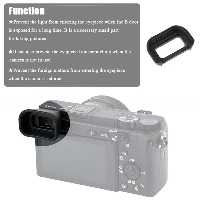 FDA-EP17 Viewfinder Eyepiece Eyecup Eye Cup For Sony A6600 A6500 A6400 Digital Camera, Replace Eyepiece FDA-EP17 EP-17 Durable