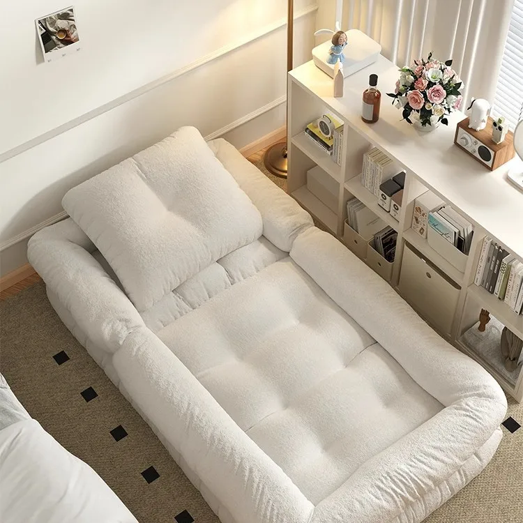 PYJ Lazy Lying and Sleeping Bedroom Small Sofa Single Balcony Casual Sofa