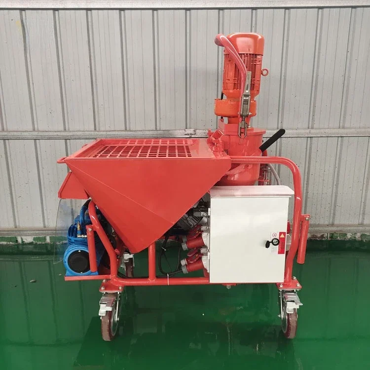 Gypsum Mortar Spraying Machine Ridge Plastering Machine