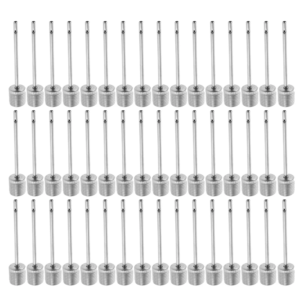 

200 Pcs Ball Inflation Needle Major Air for Balls Needles Sports Football Pump Silver Pin