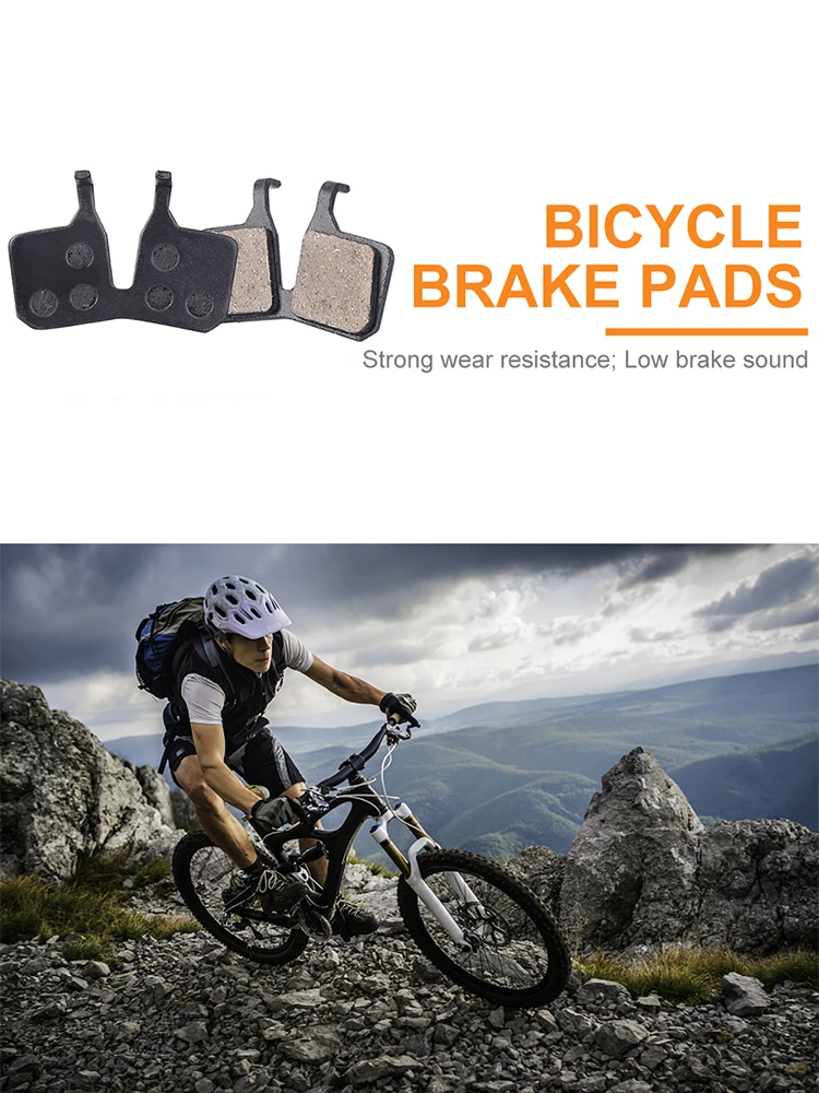 Bicycle Brake Pads Resin MTB Bike Hydraulic Brake Pads Quiet Wear-resistant Replacement Accessories for Magura MT5 MT7