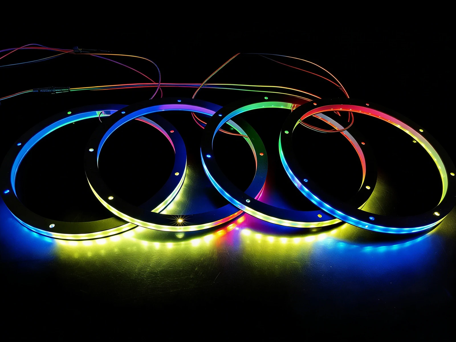 4PCS Car Customs Audio Lightin - đánh giá và giá Audio Music Hub