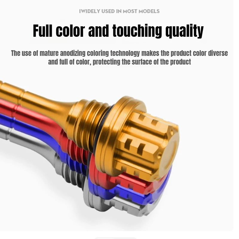 Motorcycle Engine Oil Dipstick Filler Cap Plug CNC Aluminum Alloy Motorcycle Accessories for Honda PCX125/PCX150/PCX160
