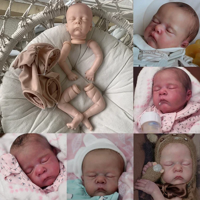 

16inch Pip Reborn Doll Kit Premie Size Sleeping Baby Unfinished Doll Parts Diy Blank Doll Kit Diy Toy Gift Drop Shipping