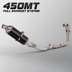 Motorcycle Exhaust System Kit Manifold With Rally Raid Muffler With DBKiller For CFMOTO 450MT 450 MT E5 Euro 5+ Ibex450 IBEX 450