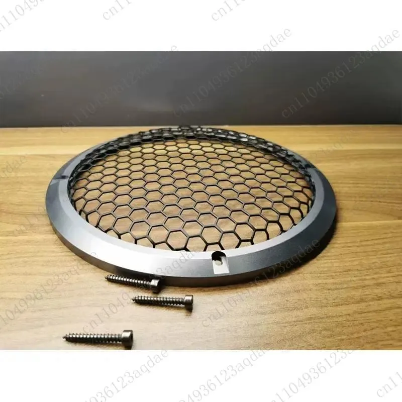 Car Audio Modified 10-inch Subwoofer Aluminum Alloy Mesh Cover Woofer Decorative Metal Protective Cover