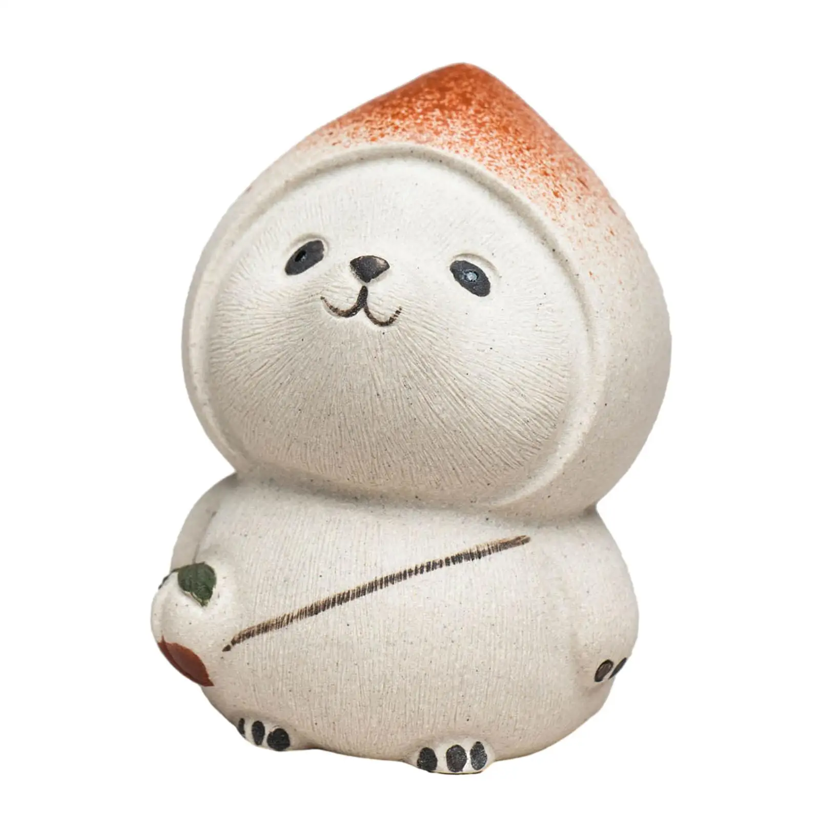 Purple Clay Kungfu Tea Pet Ornament Festival Desk Small Sculpture Anniversary Mini Statue Figurines for Office Car Home