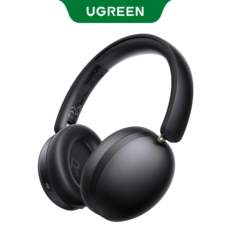 Écouteurs Bluetooth sans fil UGREEN Studio Max2, autonomie de 80 heures, écouteurs stéréo HiFi avec microphone, Bluetooth 5.4