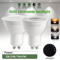 4-20pcs GU10 Led Spotlight Bulb dimmable warm cold white light 120° 38° 3000K 4000K 6000K  for home bedroom derec Recessed Light