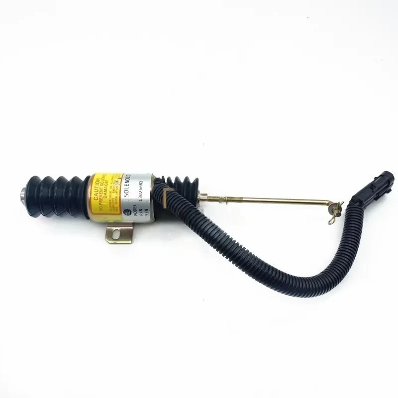 الكمون محرك اغلاق الملف اللولبي صمام 13026682 وقف قطع الزيت صمام حفارة أجزاء التبديل للشاحنات الثقيلة #3