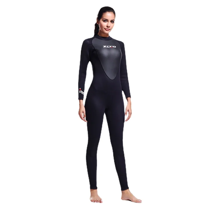 3mm Neoprene Wetsuit Scuba Diving Suit Men Women's Thermal Swimsuit Deep Spearfishing Snorkeling One-piece Surfing Suit