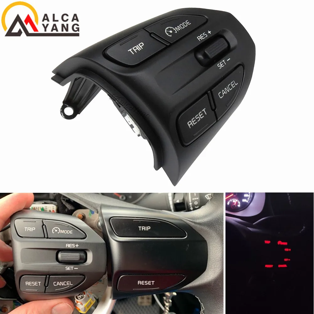 For Kia Rio 4 X-line Morning Picanto December 2017-2021 soluto Car Multi function Steering Wheel Audio Cruise Control Buttons