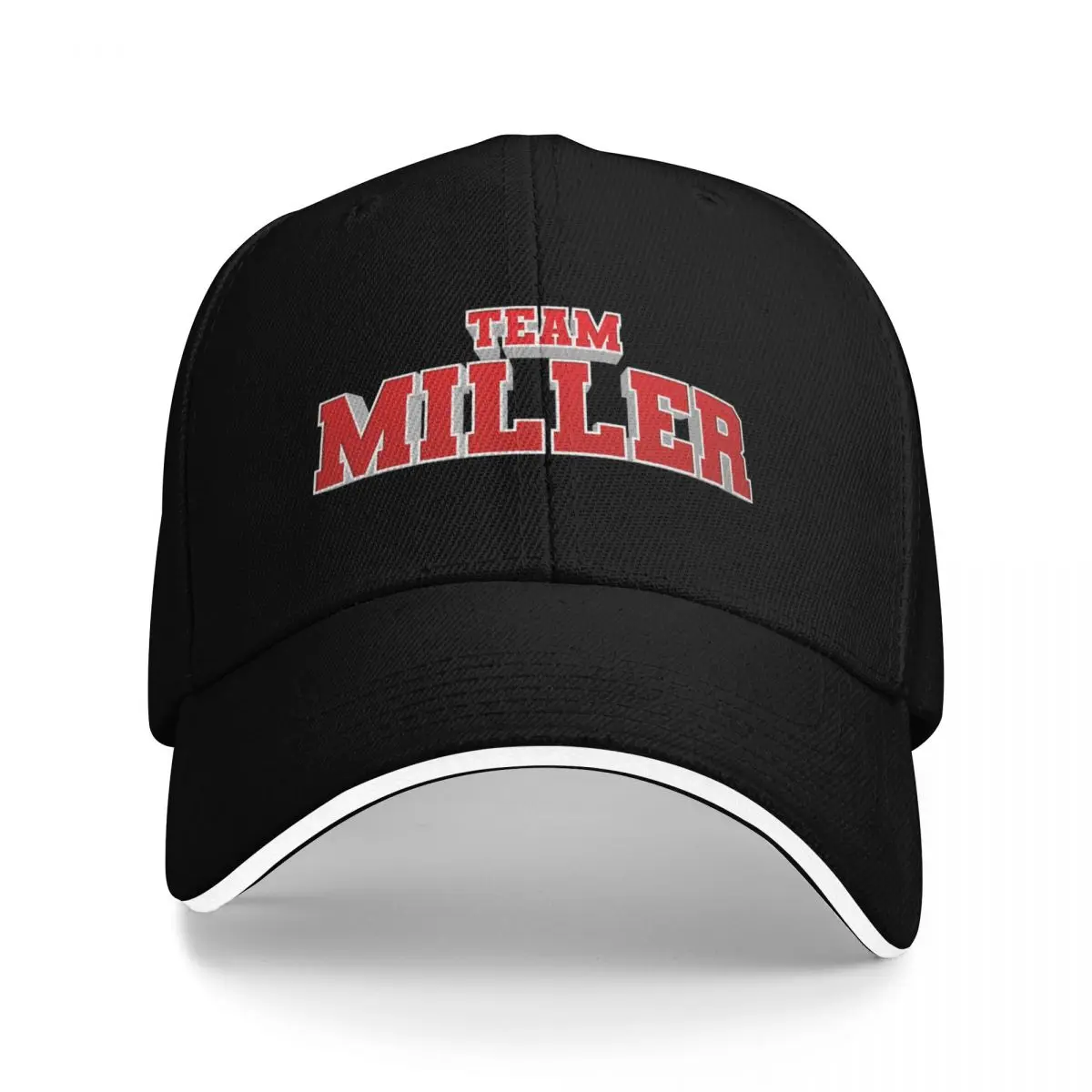 

Team Miller (Red) Baseball Cap golf hat genuine men's big size hat Luxury Brand Women's Beach Visor Men's