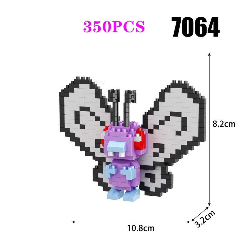 Funny Pokemon Building Blocks Assembly Anime Picachu Charizard Doll Blastoise Bulbasaur Gengar Pokémon Bricks Toy for Kid Gift