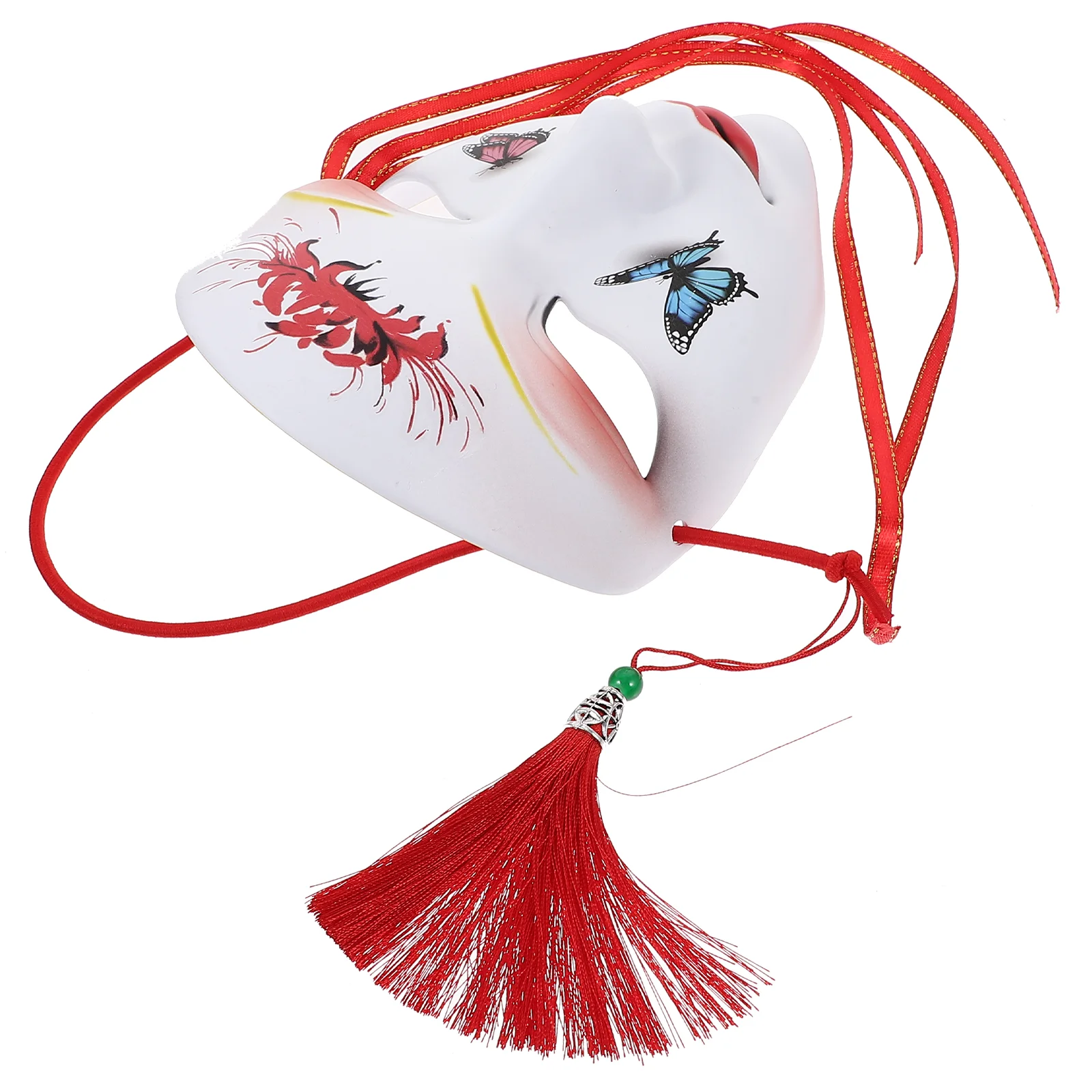 Vosmasker Handgetekende feestmaskers Bunny-kostuum Maskerade Abs Materiaal Chinese stijl Liefhebbers Mascara Zwart