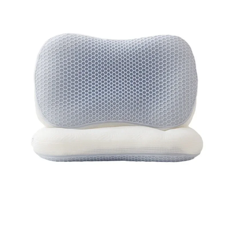 Pillow core pectin feather silk pillows honeycomb can't be pressed flat pillow summer household neck pillows