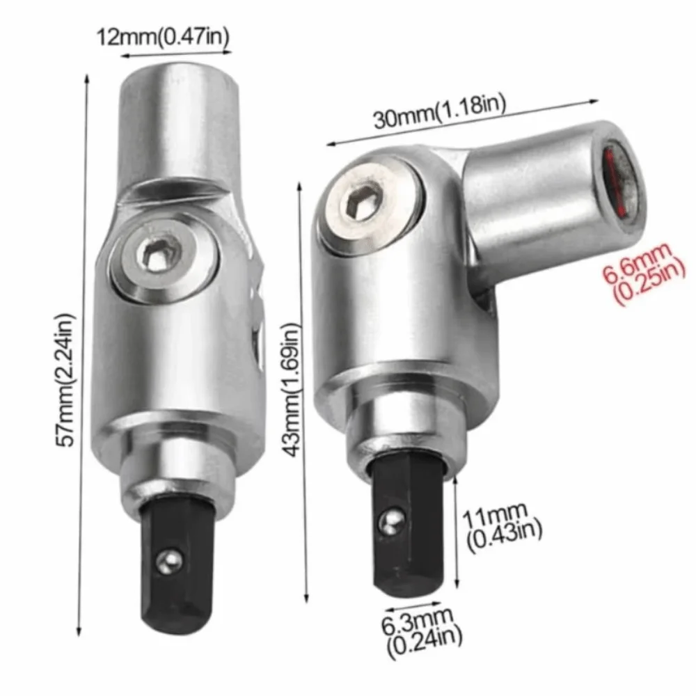 180도 회전 스크루 드라이버 방향 변경기 유연한 비트 홀더 퀵 체인지 홀더 전기 드릴 드라이버 연장 막대