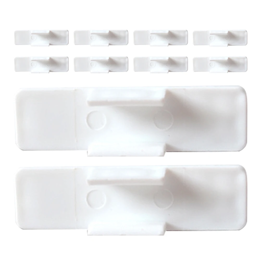 

10 Pcs Pen Holder Multifunctional Clips Buckle Decorative Adhesive Attachable Multipurpose Holders