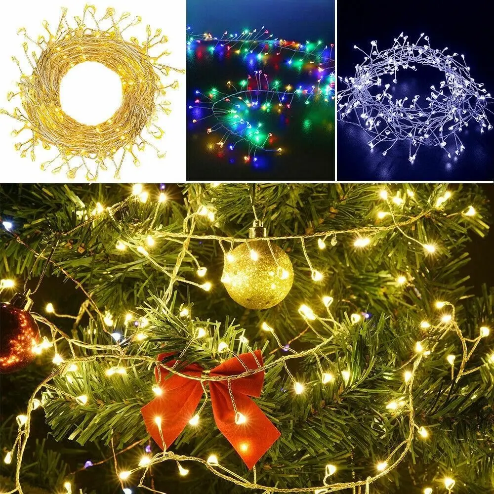 دافئ/أبيض/ملون USB LED سلسلة أضواء كفاءة في استخدام الطاقة مقاوم للماء التحكم عن بعد جارلاند USB إمدادات الطاقة صغيرة ملونة